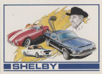 1992 Performance Years Mustang Cards - Shelby Silver Cobra #9 Shelby Art Front