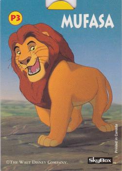 1994 SkyBox The Lion King Series 1 & 2 - Pop-Ups #P3 Mufasa - Remember Who You Are. Back
