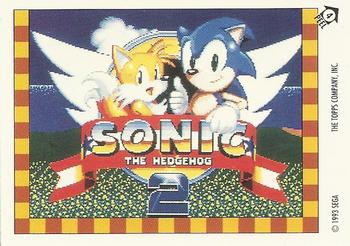 1993 Topps Sonic the Hedgehog - Flick It #4 Sonic Hedgehog Front