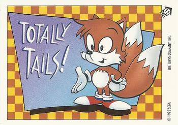 1993 Topps Sonic the Hedgehog - Flick It #11 Sonic Hedgehog Front