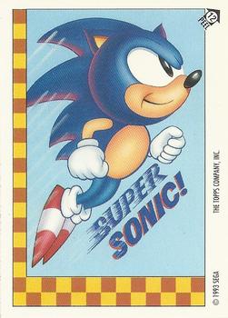1993 Topps Sonic the Hedgehog - Flick It #12 Sonic Hedgehog Front