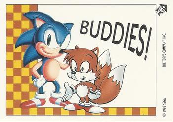 1993 Topps Sonic the Hedgehog - Flick It #20 Sonic Hedgehog Front