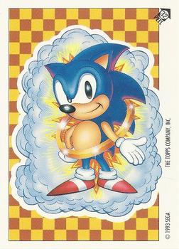 1993 Topps Sonic the Hedgehog - Flick It #32 Sonic Hedgehog Front