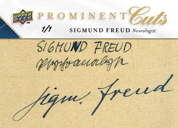 2009 Upper Deck Prominent Cuts - Prominent Cuts #PC-SIG Sigmund Freud Front