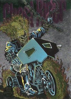 1994 Fleer Marvel Universe - Power Blast Silver #3 Ghost Rider Front
