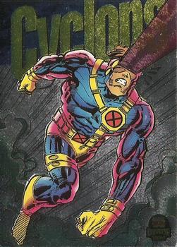1994 Fleer Marvel Universe - Power Blast Silver #8 Cyclops Front