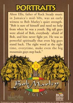 1995 Island Vibes The Bob Marley Legend - Retail #32 Alton Ellis, father of Rock Steady mu Back