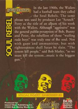 1995 Island Vibes The Bob Marley Legend - Embossed #EM2 Soul Rebel Back