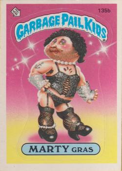 1986 Topps Garbage Pail Kids Series 4 #135b Marty Gras Front