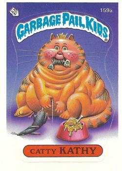 1986 Topps Garbage Pail Kids Series 4 #159a Catty Kathy Front