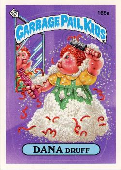1986 Topps Garbage Pail Kids Series 4 #165a Dana Druff Front