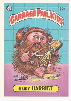 1986 Topps Garbage Pail Kids Series 4 #150a Hairy Harriet Front