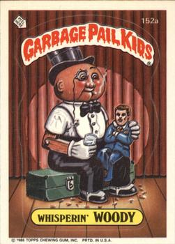 1986 Topps Garbage Pail Kids Series 4 #152a Whisperin' Woody Front