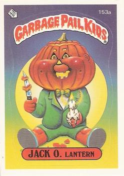 1986 Topps Garbage Pail Kids Series 4 #153a Jack O. Lantern Front