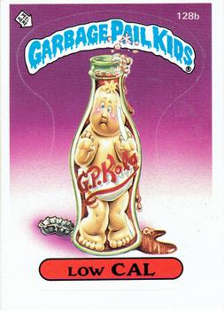 1986 Topps Garbage Pail Kids Series 4 #128b Low Cal Front