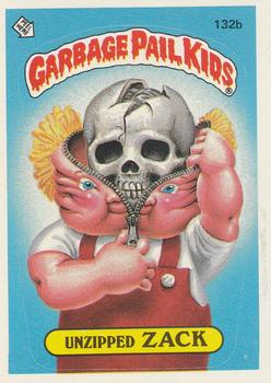 1986 Topps Garbage Pail Kids Series 4 #132b Unzipped Zack Front