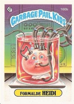 1986 Topps Garbage Pail Kids Series 4 #160b Formalde Heidi Front