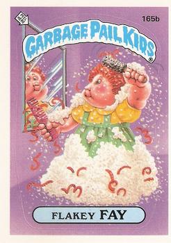 1986 Topps Garbage Pail Kids Series 4 #165b Flakey Fay Front