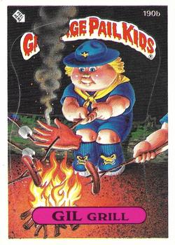 1986 Topps Garbage Pail Kids Series 5 #190b Gil Grill Front