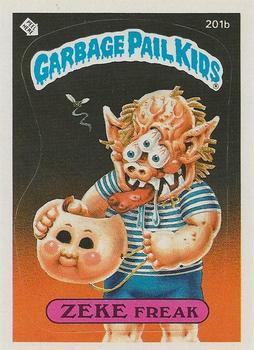 1986 Topps Garbage Pail Kids Series 5 #201b Zeke Freak Front