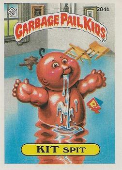 1986 Topps Garbage Pail Kids Series 5 #204b Kit Spit Front