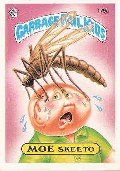 1986 Topps Garbage Pail Kids Series 5 #179a Moe Skeeto Front