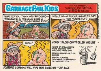 1986 Topps Garbage Pail Kids Series 6 #226a Pierced Pearl Back