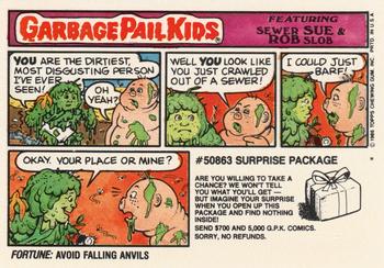 1986 Topps Garbage Pail Kids Series 6 #228a Casper Gasper Back