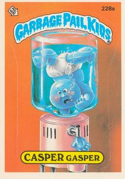 1986 Topps Garbage Pail Kids Series 6 #228a Casper Gasper Front