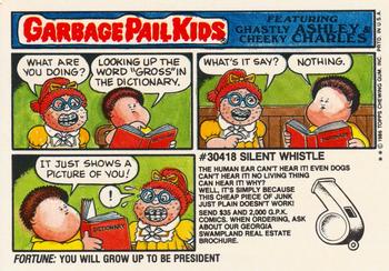 1986 Topps Garbage Pail Kids Series 6 #230b Handy Andy Back