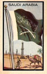 1963 Topps Flags Midgee #78 Saudi Arabia Front