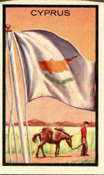 1963 Topps Flags Midgee #20 Cyprus Front