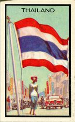 1963 Topps Flags Midgee #87 Thailand Front