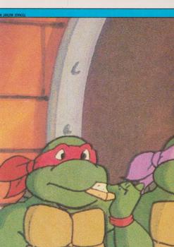 1989 Topps Teenage Mutant Ninja Turtles - Stickers (Series Two) #3 Michaelangelo Back