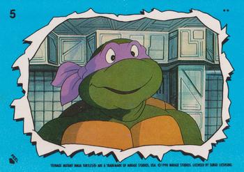 1989 Topps Teenage Mutant Ninja Turtles - Stickers (Series Two) #5 Donatello Front