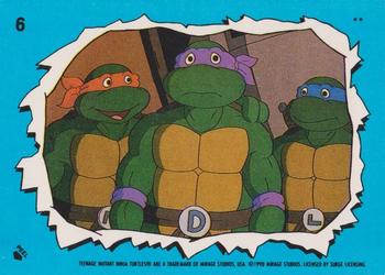 1989 Topps Teenage Mutant Ninja Turtles - Stickers (Series Two) #6 Michaelangelo / Donatello / Leonardo Front
