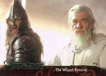 2003 Topps Lord of the Rings: The Two Towers Update #148 The Wizard Returns Front