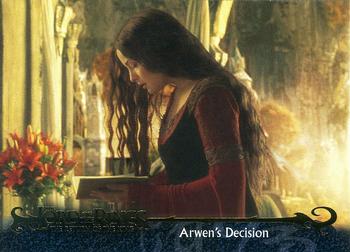 2004 Topps Lord of the Rings: The Return of the King Update #98 Arwen's Decision Front