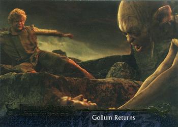 2004 Topps Lord of the Rings: The Return of the King Update #142 Gollum Returns Front