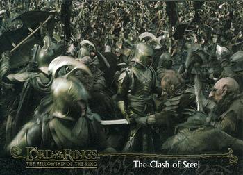 2002 Topps Lord of the Rings: The Fellowship of the Ring Update #96 The Clash of Steel Front