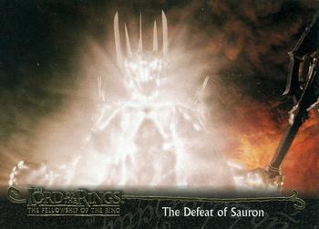 2002 Topps Lord of the Rings: The Fellowship of the Ring Update #99 The Defeat of Sauron Front