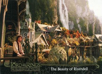2002 Topps Lord of the Rings: The Fellowship of the Ring Update #123 The Beauty of Rivendell Front