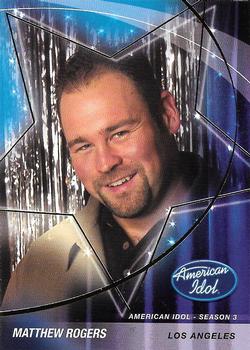 2004 Fleer American Idol Season 3 - Gold #5 Matthew Rogers Front