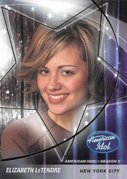 2004 Fleer American Idol Season 3 - Gold #10 Elizabeth LeTendre Front