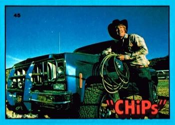 1979 Donruss CHiPs Patrol #45 Jon (cowboy) Front