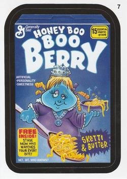 2013 Topps Wacky Packages All-New Series 11 #7 Honey Boo Boo Berry Front