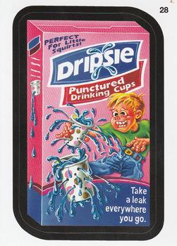2013 Topps Wacky Packages All-New Series 11 #28 Dripsie Punctured Drinking Cups Front