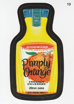 2013 Topps Wacky Packages All-New Series 11 #13 Pimply Orange Zitrus Juice Front