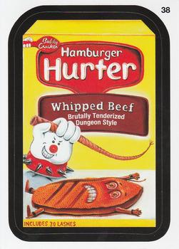 2013 Topps Wacky Packages All-New Series 11 #38 Hamburger Hurter Whipped Beef Front