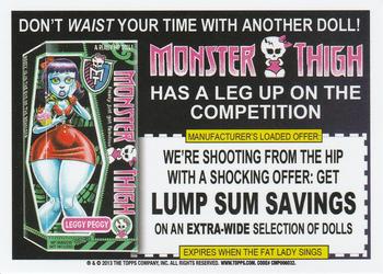 2013 Topps Wacky Packages All-New Series 11 #41 Wartheads Fleshy Lumps Back